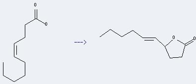 (Z)-4-Decenoic acid can be used to get 5-hex-1-enyl-dihydro-furan-2-one